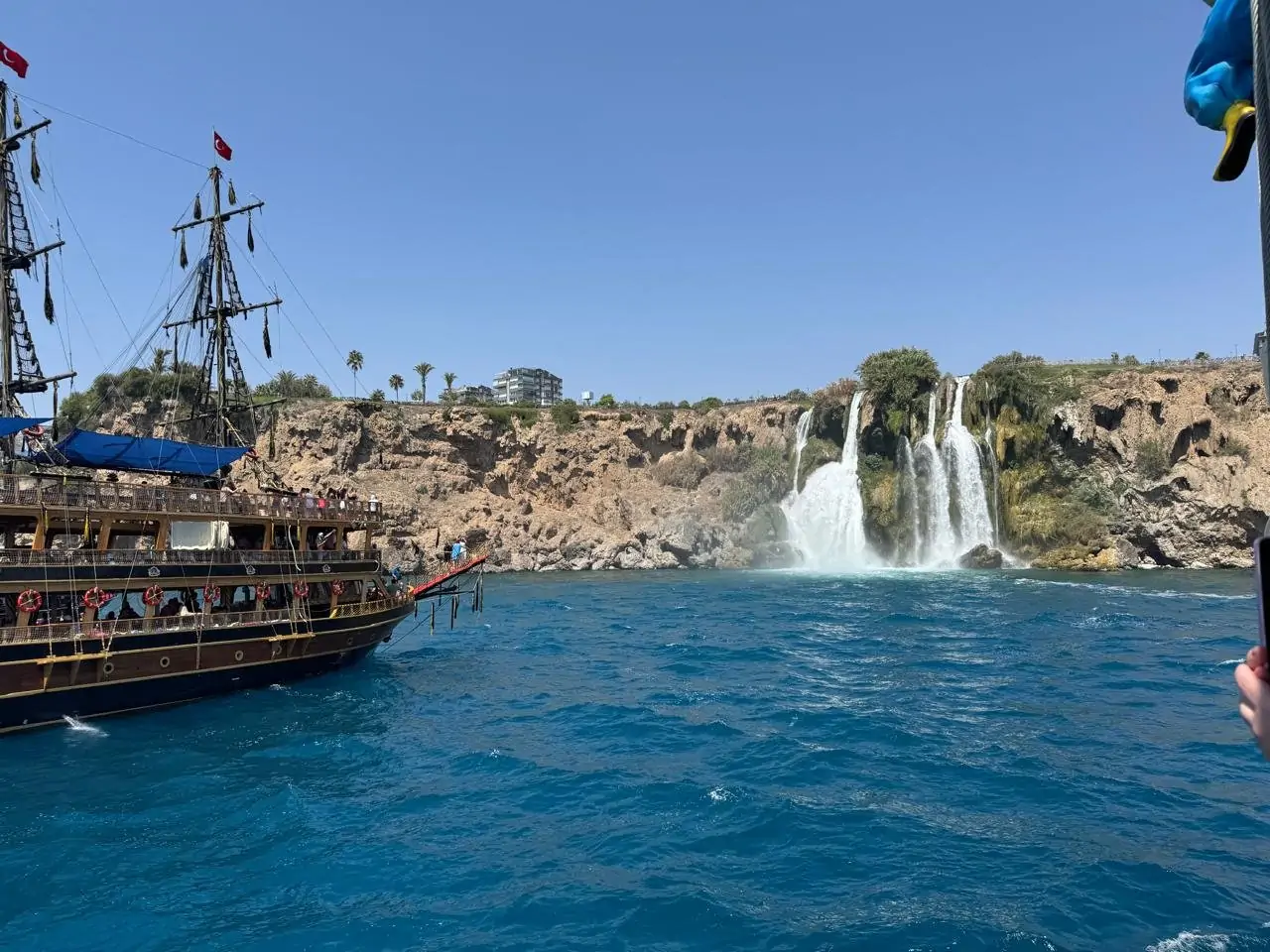 Морская прогулка к водопаду Нижний Дюден из Белека