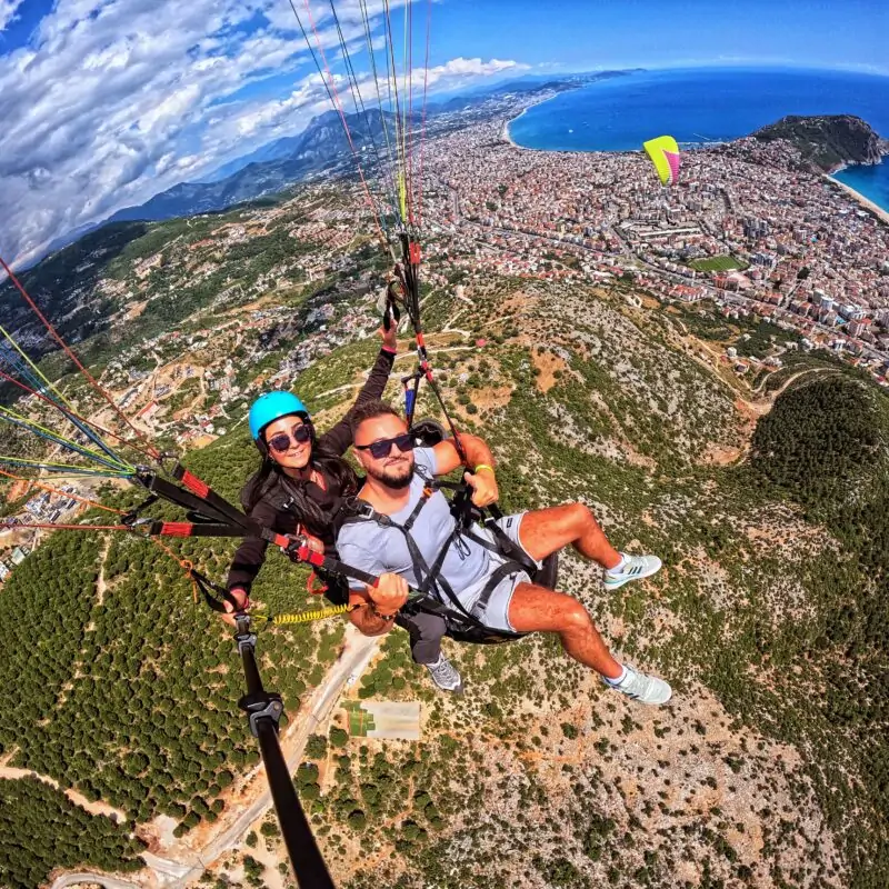 Параглайдинг из Белека