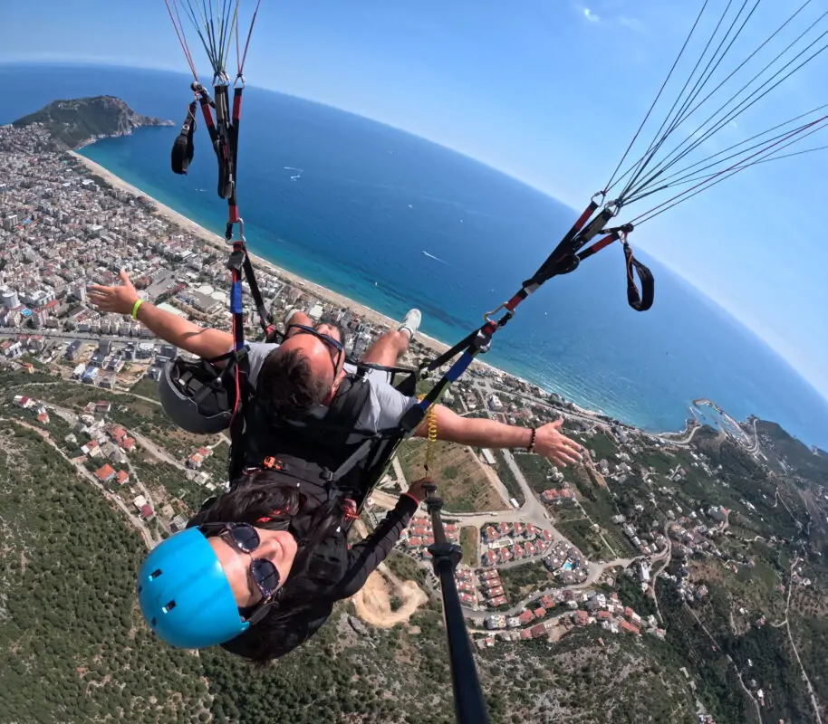 Параглайдинг из Белека