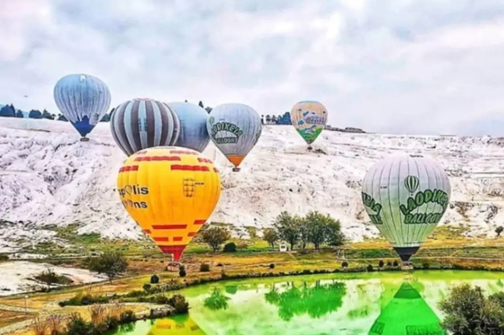 Полет на воздушном шаре из Мармариса + Экскурсия в Памуккале