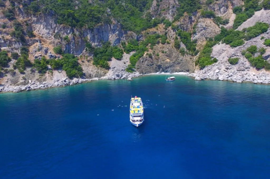 Прогулка на яхте Demir в Мармарисе: Синева Эгейского моря