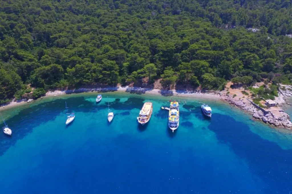 Прогулка на яхте Demir в Мармарисе: Синева Эгейского моря