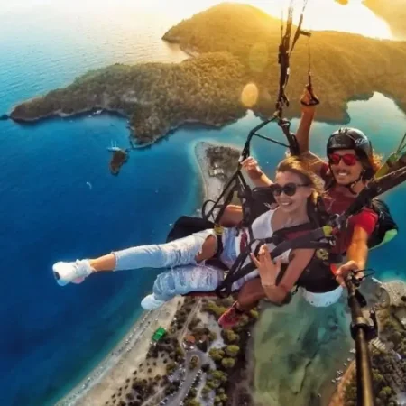 Параглайдинг с горы Бабадаг в Олюдениз