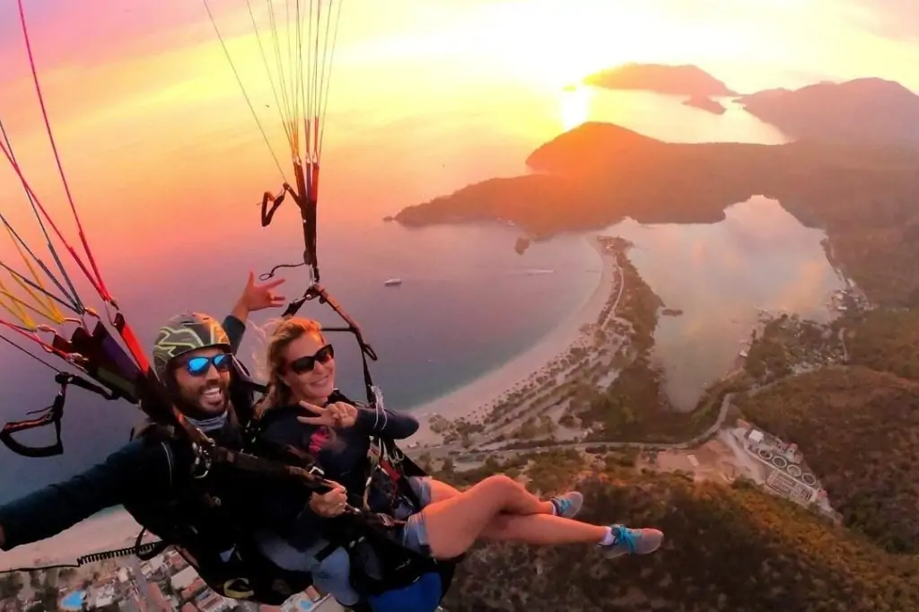 Параглайдинг с горы Бабадаг в Олюдениз