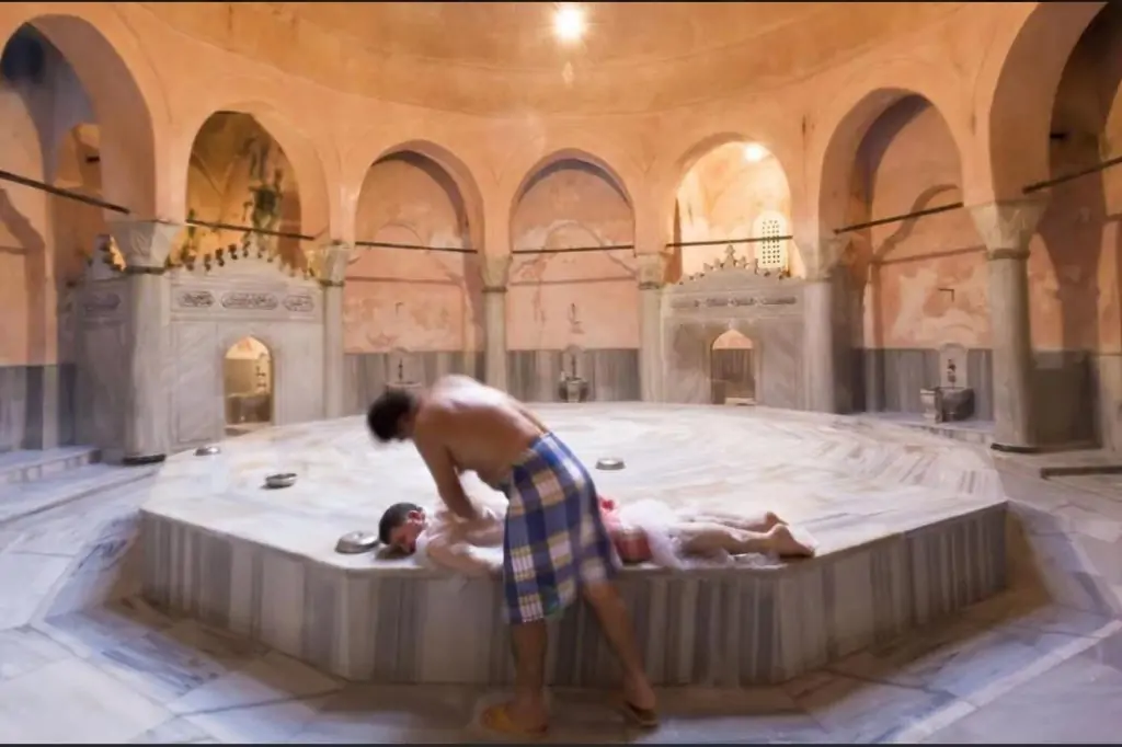 Каппадокия Традиционная турецкая баня - хаммам - пенный массаж