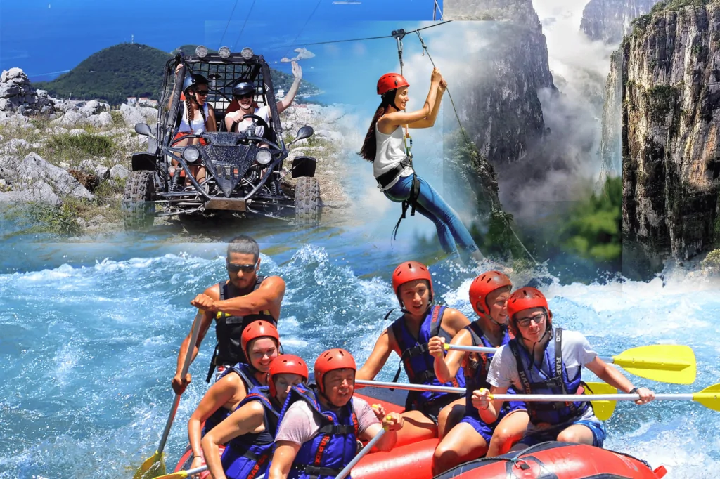 Тазы Каньон, Рафтинг, Багги и Квадроциклы и зиплайн из Белека