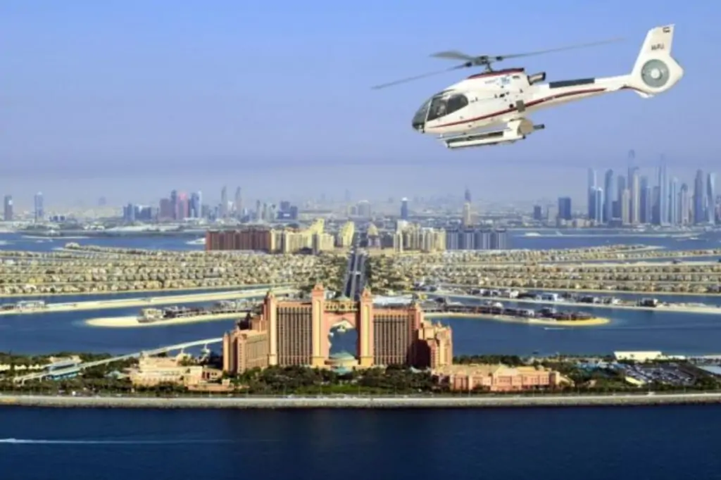 Полёт на вертолёте над Дубаем 22 минуты (VISION TOUR)