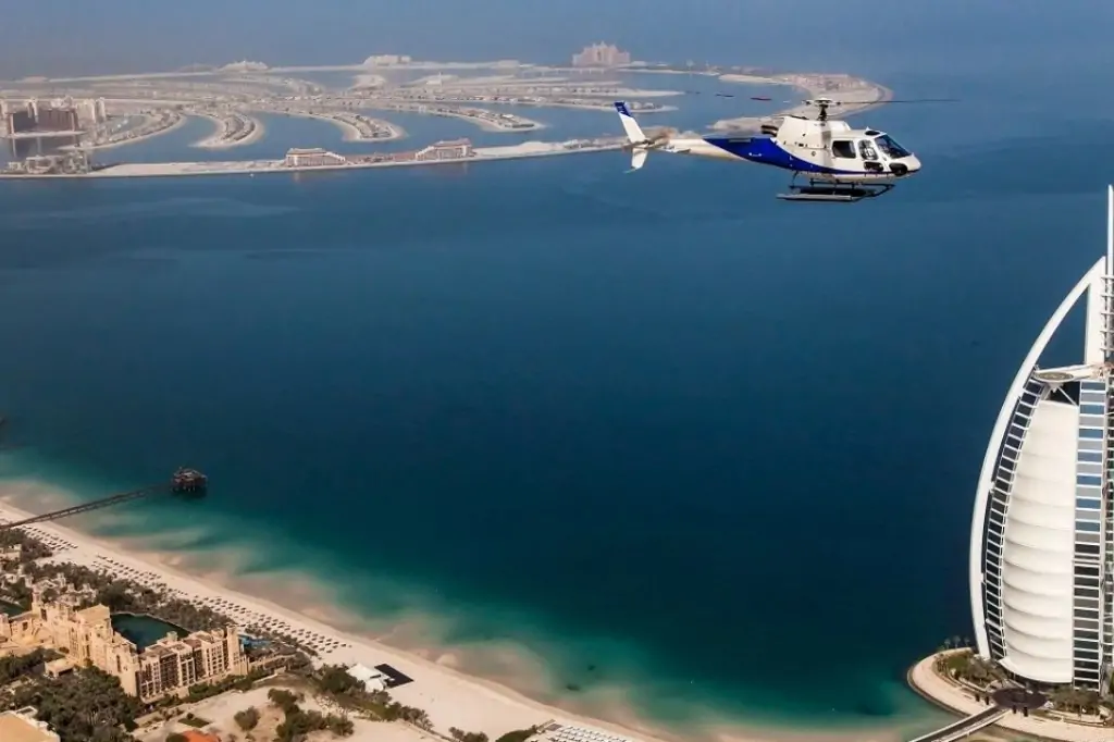 Полёт на вертолёте над Дубаем 22 минуты (VISION TOUR)