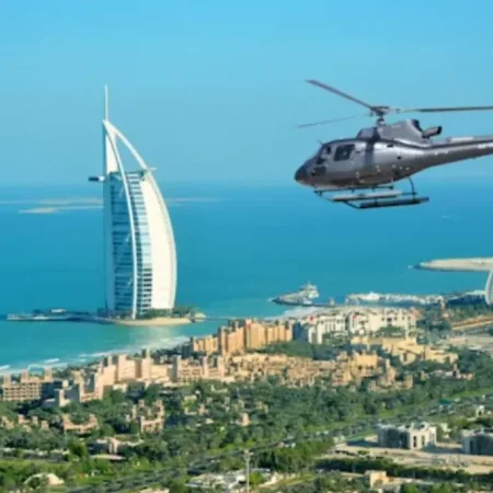 Полёт на вертолёте над Дубаем 30 минут (THE GRAND TOUR)