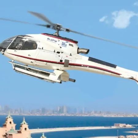 Индивидуальный полёт на вертолёте над Дубаем 17 минут (THE PALM TOUR)