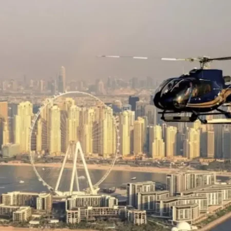Индивидуальный полёт на вертолёте над Дубаем 22 минуты (VISION TOUR)