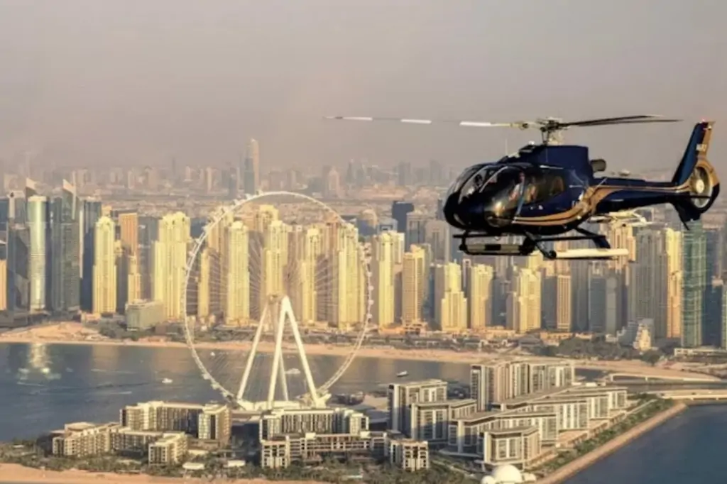 Индивидуальный полёт на вертолёте над Дубаем 22 минуты (VISION TOUR)