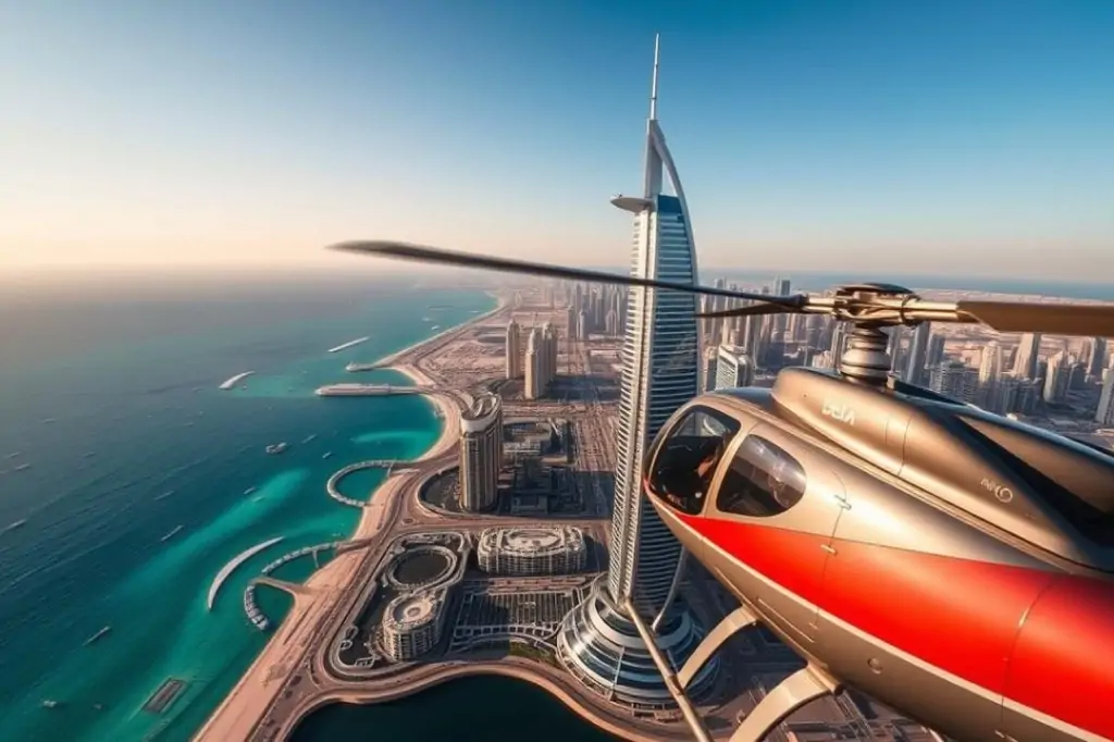 Индивидуальный полёт на вертолёте над Дубаем 30 минут (THE GRAND TOUR)