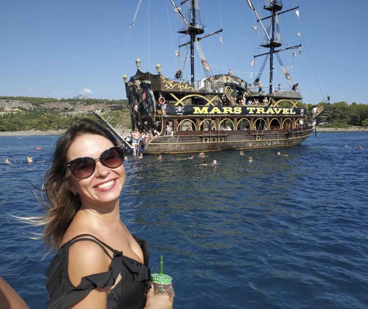 Прогулка на яхте в Анталии - Пиратский Корабль - Морская Прогулка
