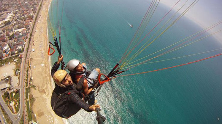 Параглайдинг в Алании - Прыжок с парашютом - Цена и Отзывы