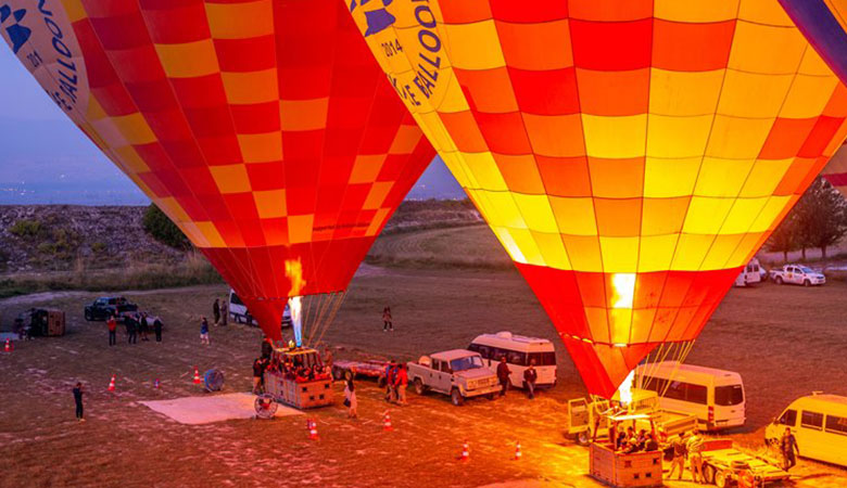 Индивидуальный полет на воздушном шаре в Памуккале