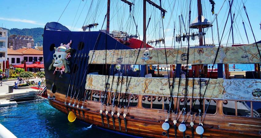 Пиратская яхта в Бодруме - Экскурсия на яхте - Цена и Фото