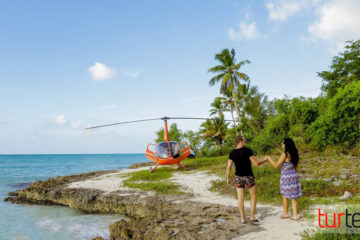 Остров Саона на вертолете