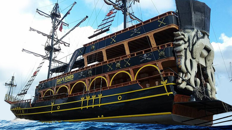 Пиратский Корабле Davy Jones из Ичмелера