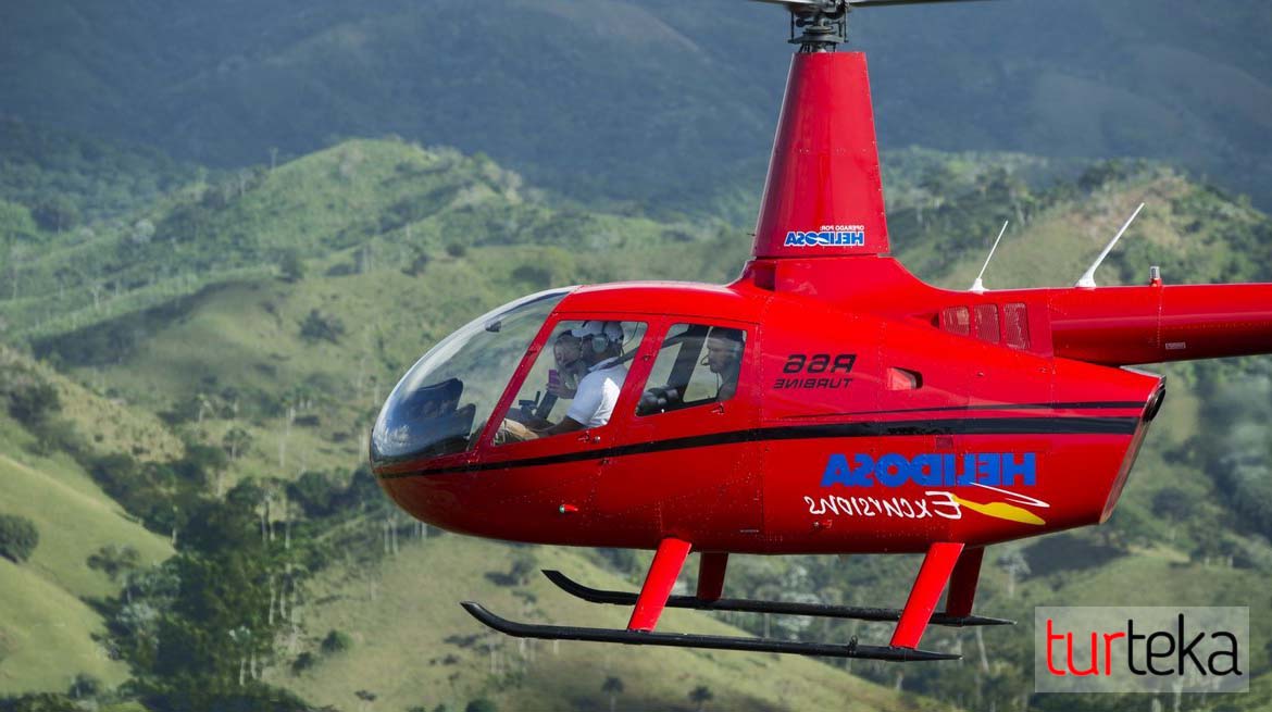 Полет на вертолете над Пунта Каной