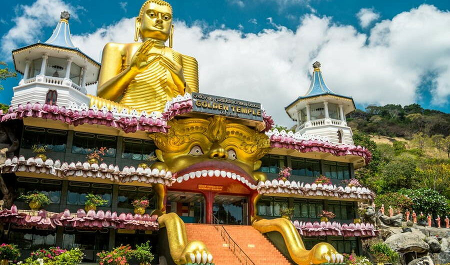 Достопримечательности Шри-Ланки. Золотой храм Дамбулла
