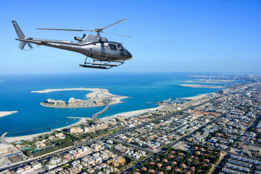 Экскурсия Полет на вертолете в Дубае